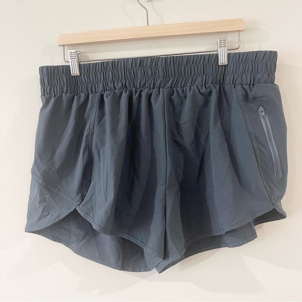 BMJL Women's Athletic Green Shorts High Waisted size XXL